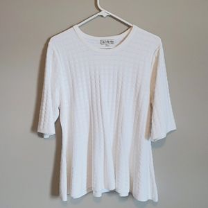 Neiman Marcus XL  Peplum Top